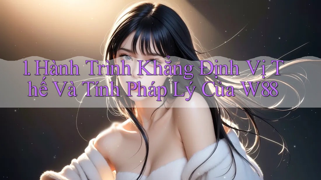 1. Hành Trình Khẳng Định Vị Thế Và Tính Pháp Lý Của W88 1. Hành Trình Khẳng Định Vị Thế Và Tính Pháp Lý Của W88
