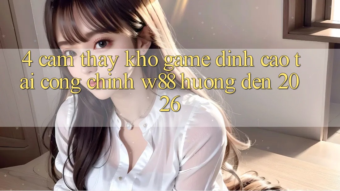 4. Cảm thấy Kho Game Đỉnh Cao Tại Cổng Chính W88 Hướng Đến 2026