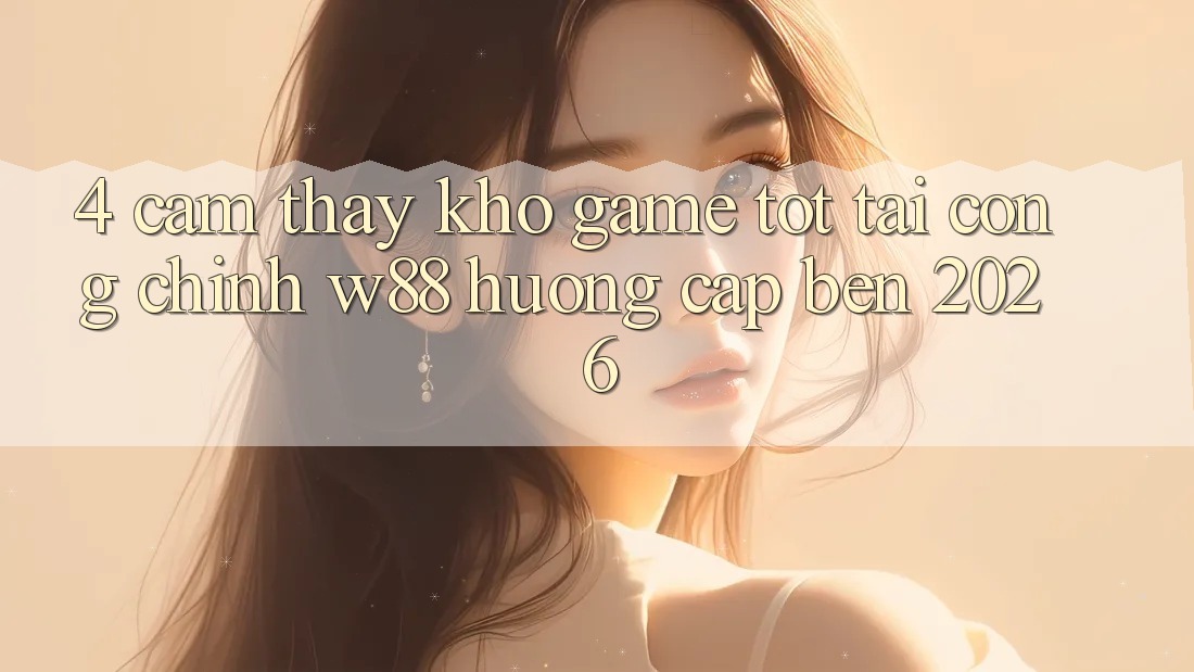 4. Cảm thấy Kho Game Tốt Tại Cổng Chính W88 Hướng Cập bến 2026