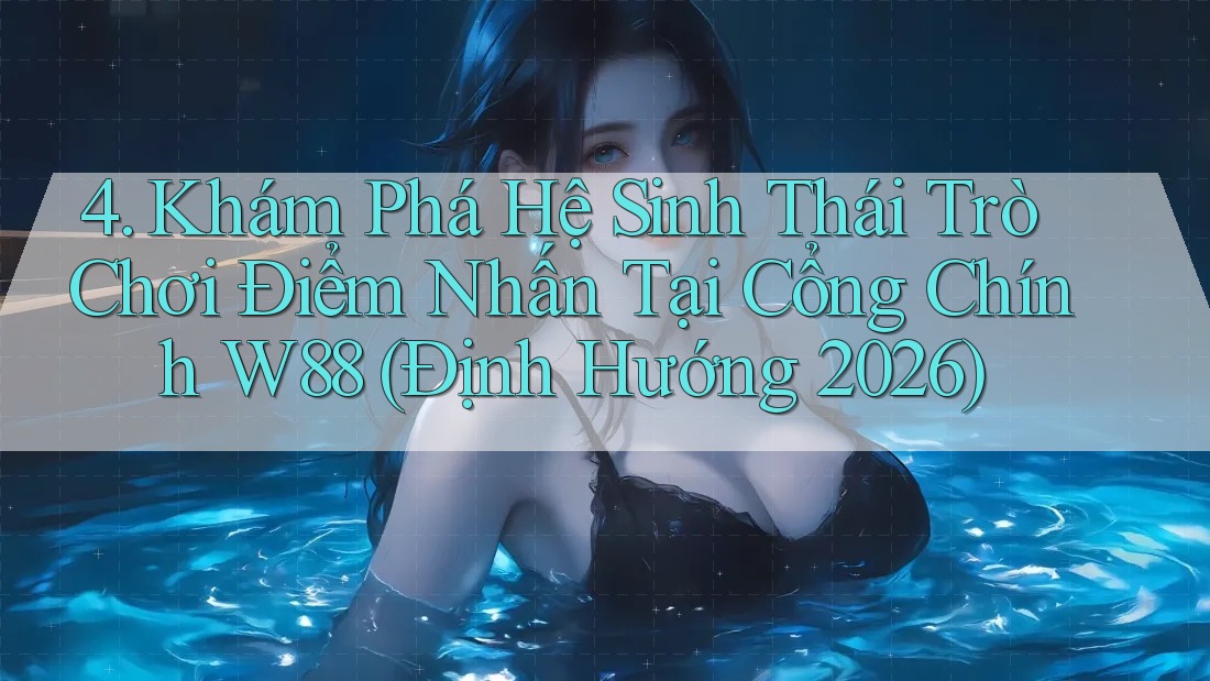 4. Khám Phá Hệ Sinh Thái Trò Chơi Điểm Nhấn Tại Cổng Chính W88 (Định Hướng 2026)