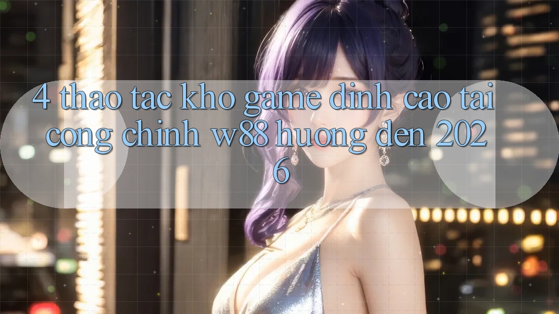 4. Thao tác Kho Game Đỉnh cao Tại Cổng Chính W88 Hướng Đến 2026
