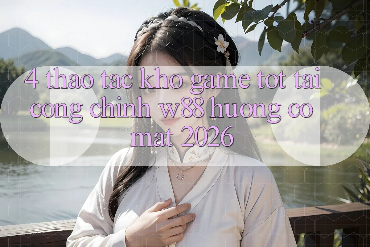 4. Thao tác Kho Game Tốt Tại Cổng Chính W88 Hướng Có mặt 2026