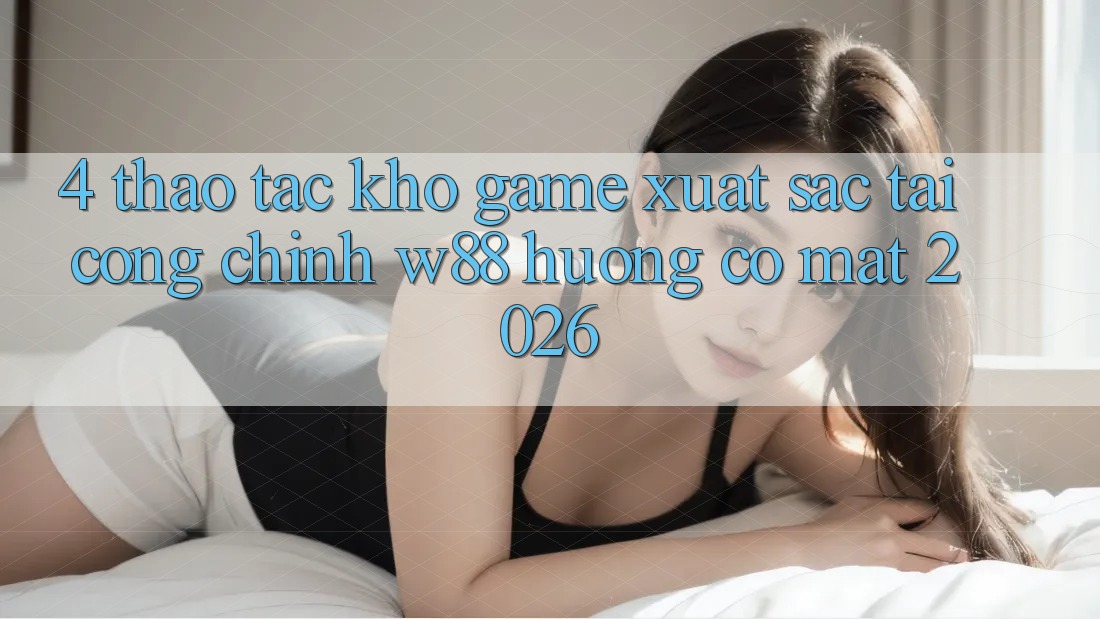 4. Thao tác Kho Game Xuất sắc Tại Cổng Chính W88 Hướng Có mặt 2026