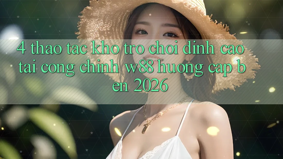 4. Thao tác Kho Trò chơi Đỉnh cao Tại Cổng Chính W88 Hướng Cập bến 2026