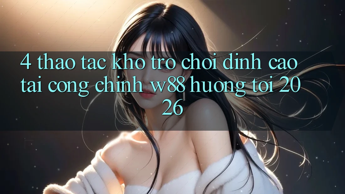 4. Thao tác Kho Trò chơi Đỉnh Cao Tại Cổng Chính W88 Hướng Tới 2026 4. Thao tác Kho Trò chơi Đỉnh Cao Tại Cổng Chính W88 Hướng Tới 2026