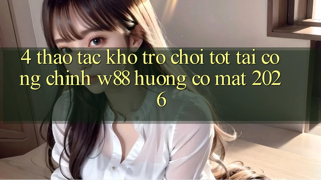 4. Thao tác Kho Trò chơi Tốt Tại Cổng Chính W88 Hướng Có mặt 2026 4. Thao tác Kho Trò chơi Tốt Tại Cổng Chính W88 Hướng Có mặt 2026