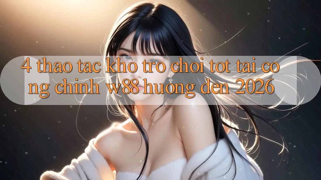 4. Thao tác Kho Trò chơi Tốt Tại Cổng Chính W88 Hướng Đến 2026