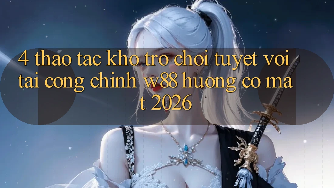 4. Thao tác Kho Trò chơi Tuyệt vời Tại Cổng Chính W88 Hướng Có mặt 2026