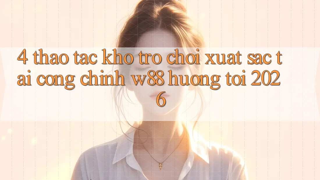4. Thao tác Kho Trò chơi Xuất sắc Tại Cổng Chính W88 Hướng Tới 2026