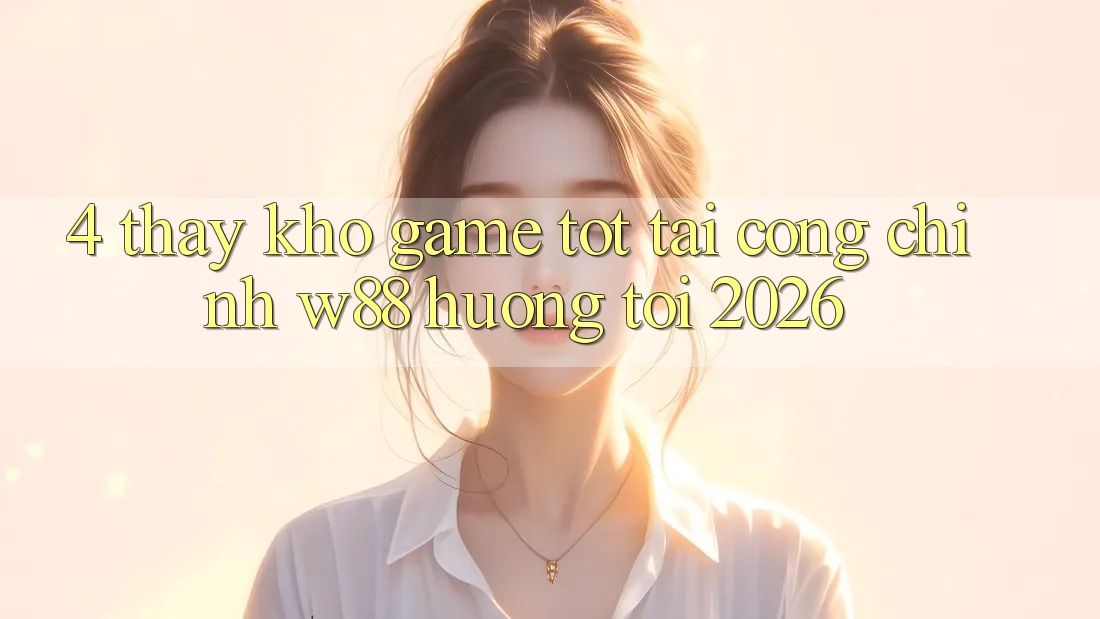 4. Thấy Kho Game Tốt Tại Cổng Chính W88 Hướng Tới 2026