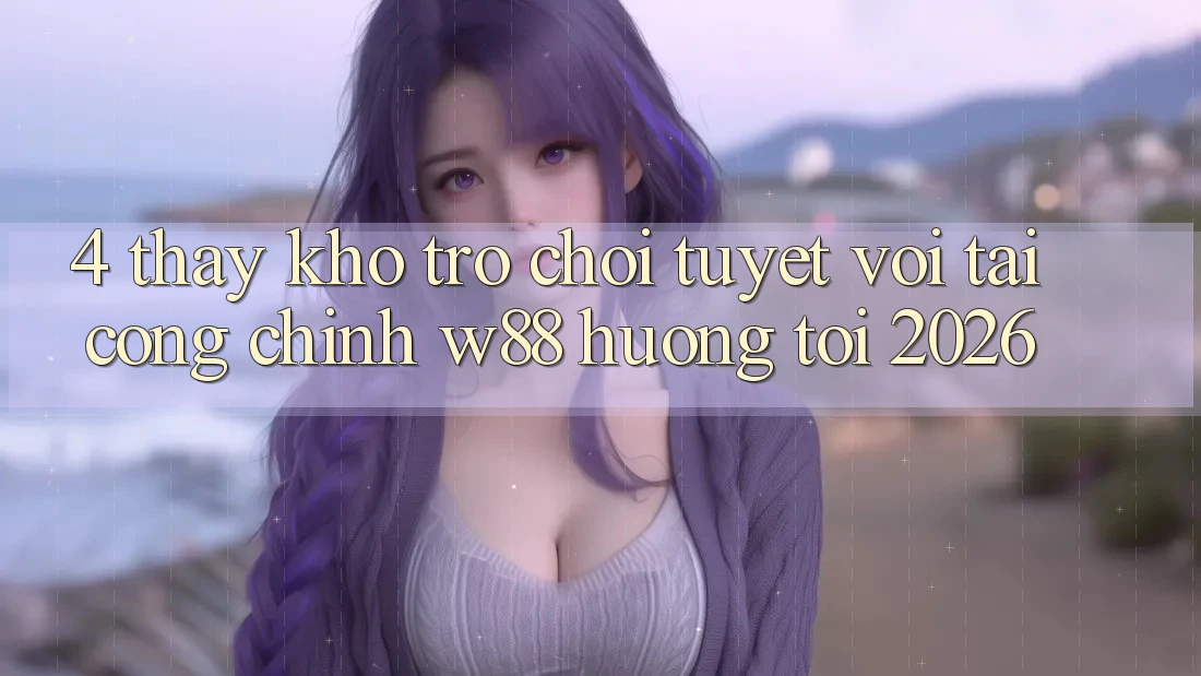 4. Thấy Kho Trò chơi Tuyệt vời Tại Cổng Chính W88 Hướng Tới 2026 4. Thấy Kho Trò chơi Tuyệt vời Tại Cổng Chính W88 Hướng Tới 2026