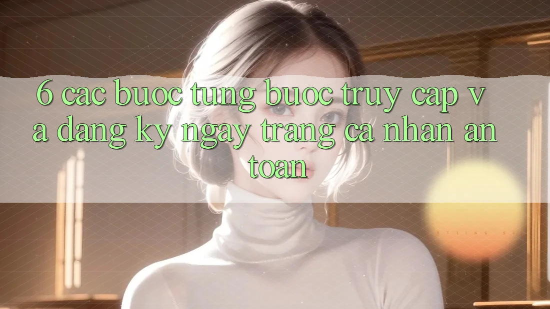 6. Các bước Từng Bước Truy Cập Và Đăng ký ngay Trang cá nhân An Toàn
