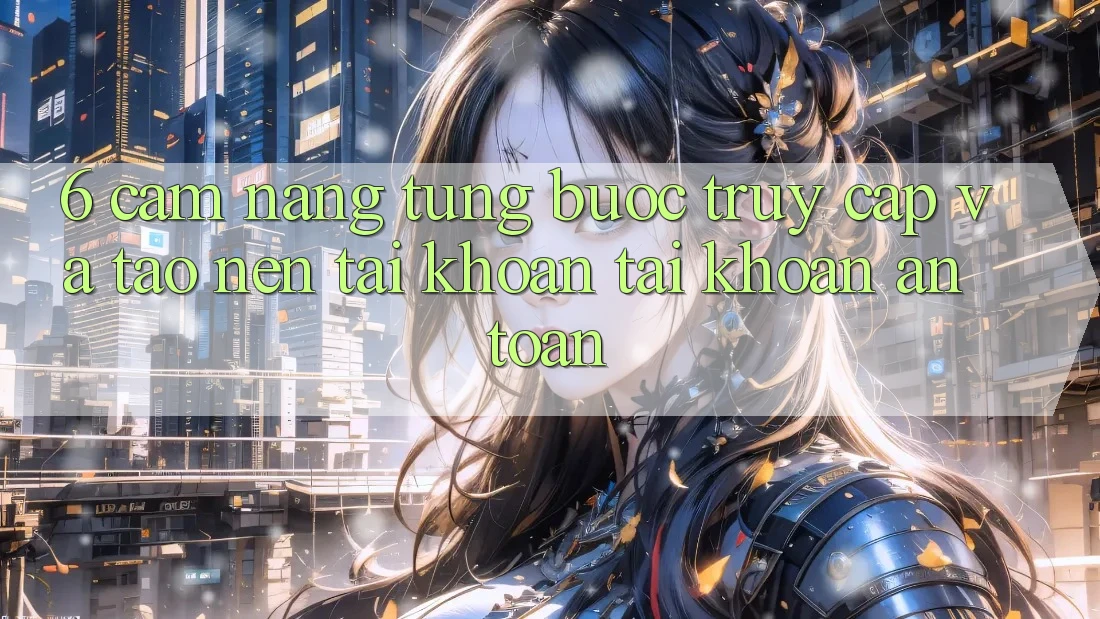 6. Cẩm nang Từng Bước Truy Cập Và Tạo nên tài khoản Tài Khoản An Toàn
