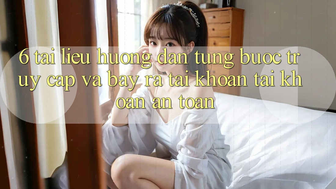 6. Tài liệu hướng dẫn Từng Bước Truy Cập Và Bày ra tài khoản Tài Khoản An Toàn