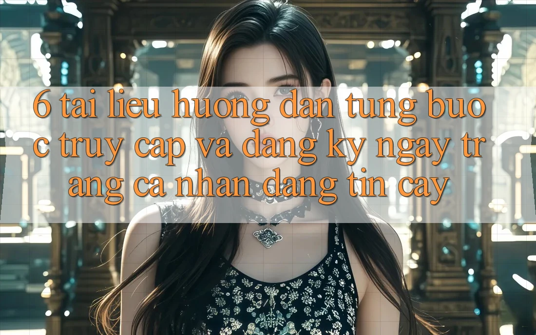 6. Tài liệu hướng dẫn Từng Bước Truy Cập Và Đăng ký ngay Trang cá nhân Đáng tin cậy