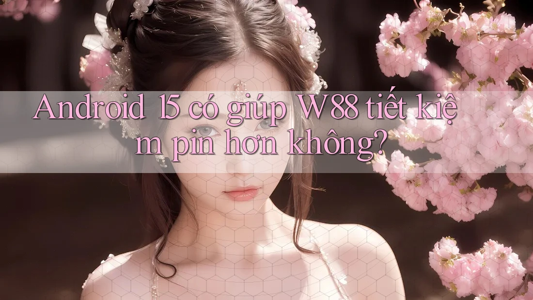 Android 15 có giúp W88 tiết kiệm pin hơn không? Android 15 có giúp W88 tiết kiệm pin hơn không?