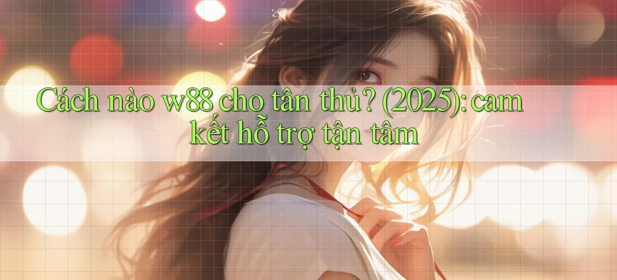 Cách nào w88 cho tân thủ (2025) cam kết hỗ trợ tận tâm