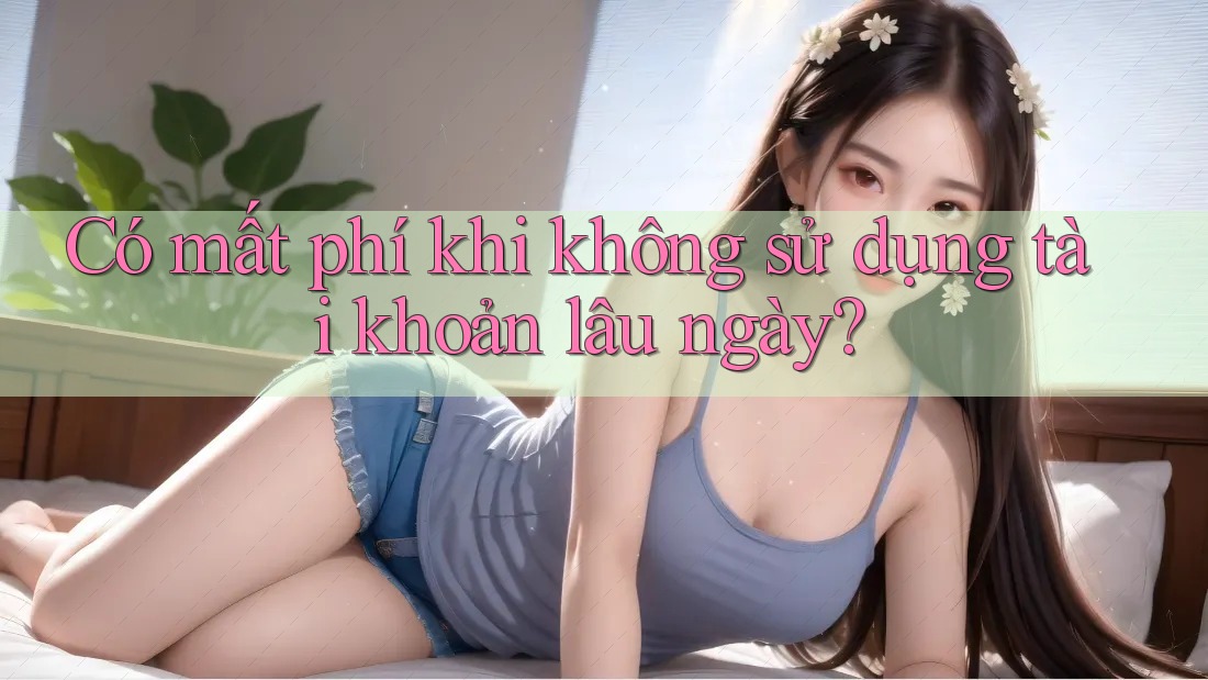 Có mất phí khi không sử dụng tài khoản lâu ngày?