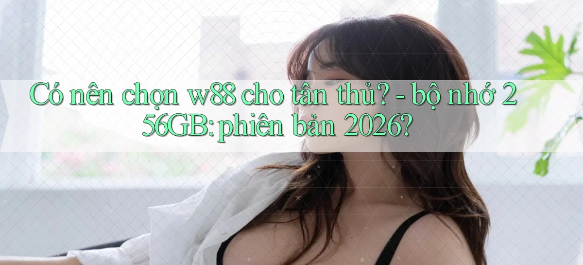 Có nên chọn w88 cho tân thủ   bộ nhớ 256GB phiên bản 2026