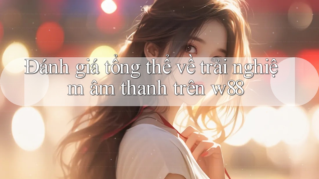 Đánh giá tổng thể về trải nghiệm âm thanh trên w88 Đánh giá tổng thể về trải nghiệm âm thanh trên w88