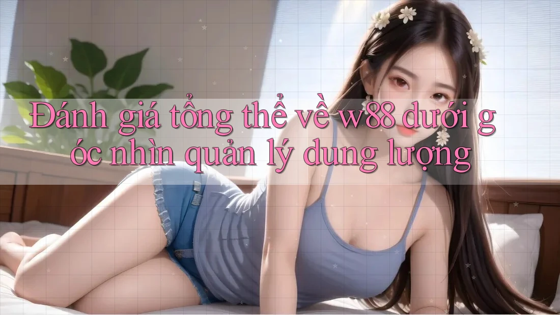 Đánh giá tổng thể về w88 dưới góc nhìn quản lý dung lượng Đánh giá tổng thể về w88 dưới góc nhìn quản lý dung lượng