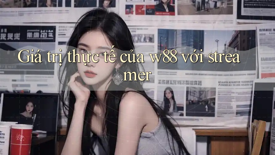 Giá trị thực tế của w88 với streamer