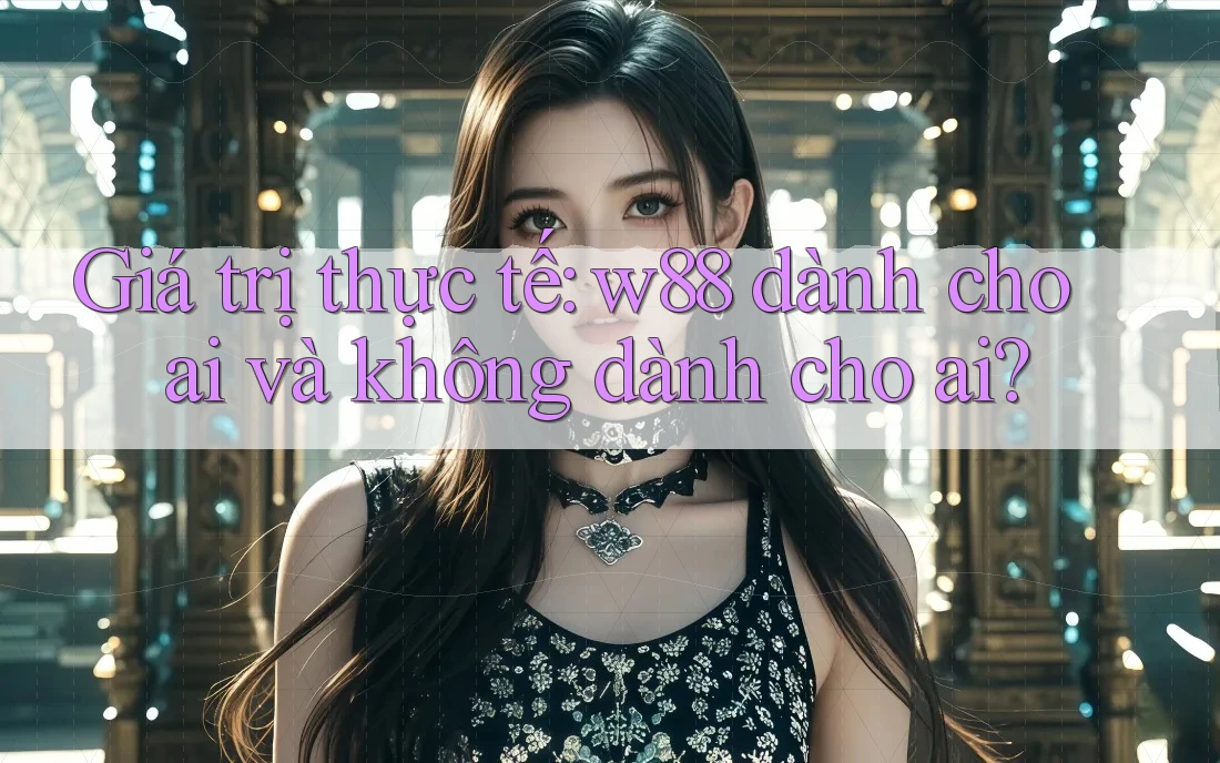 Giá trị thực tế: w88 dành cho ai và không dành cho ai?
