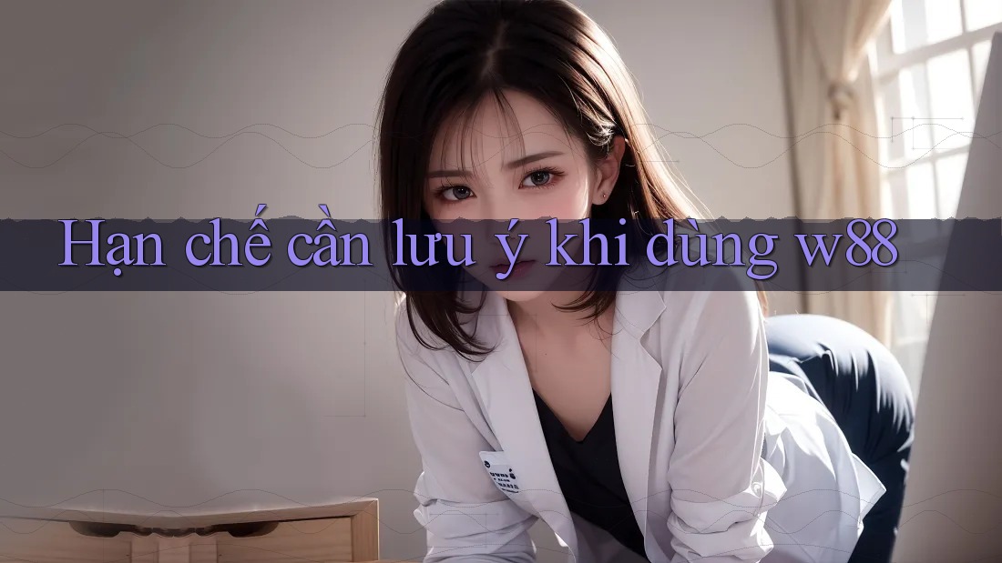 Hạn chế cần lưu ý khi dùng w88 Hạn chế cần lưu ý khi dùng w88