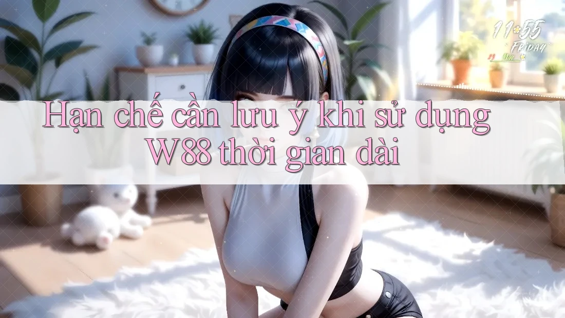 Hạn chế cần lưu ý khi sử dụng W88 thời gian dài Hạn chế cần lưu ý khi sử dụng W88 thời gian dài