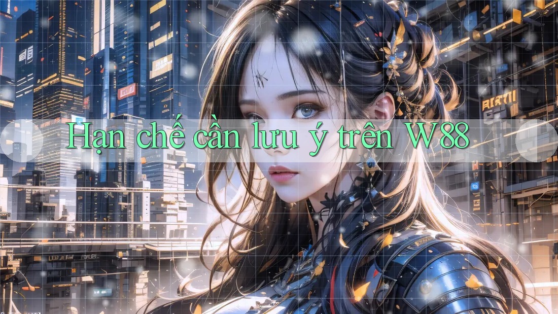 Hạn chế cần lưu ý trên W88 Hạn chế cần lưu ý trên W88