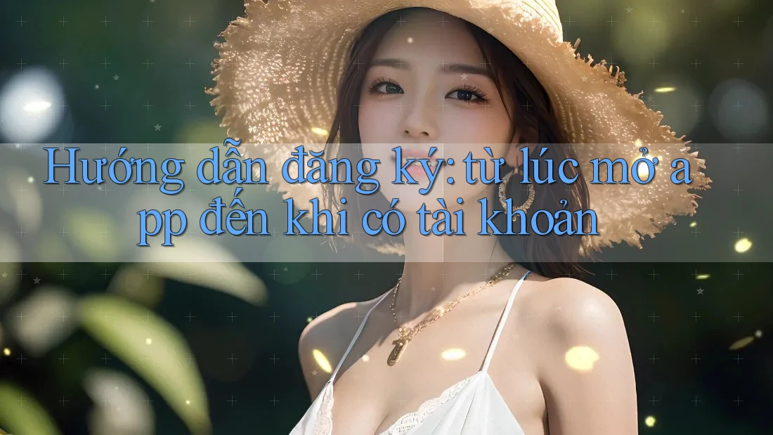 Hướng dẫn đăng ký: từ lúc mở app đến khi có tài khoản
