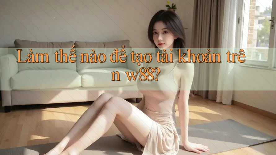 Làm thế nào để tạo tài khoản trên w88?