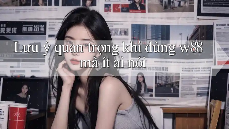 Lưu ý quan trọng khi dùng w88 mà ít ai nói