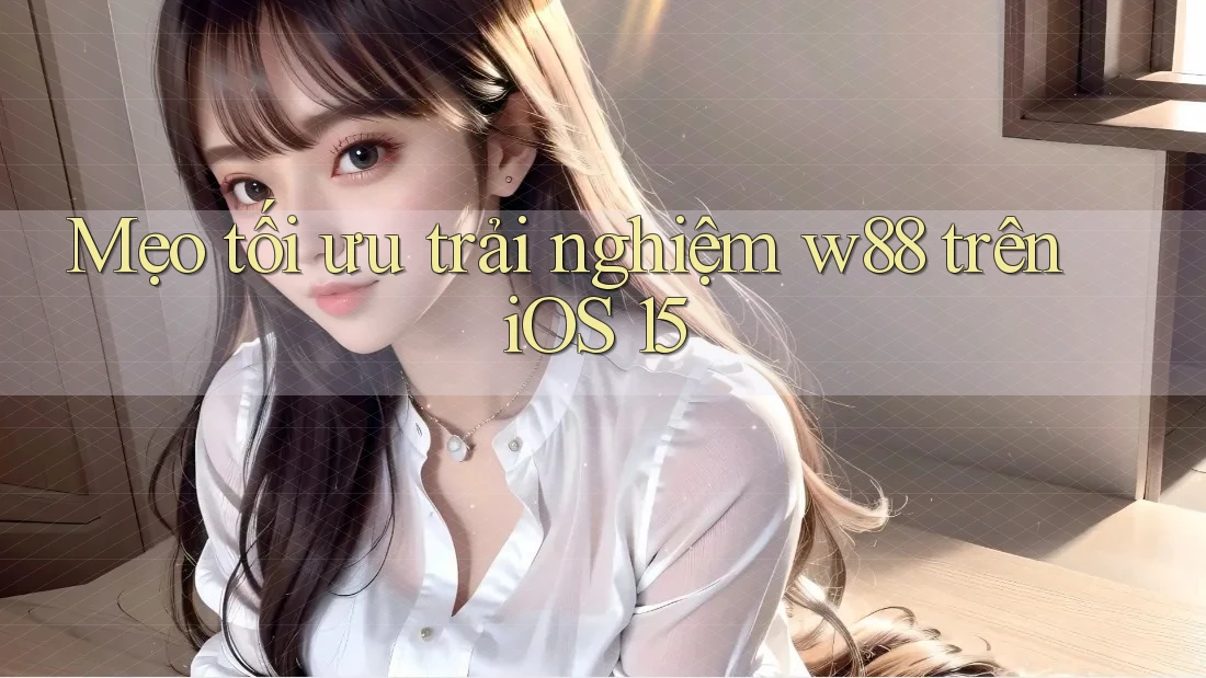 Mẹo tối ưu trải nghiệm w88 trên iOS 15