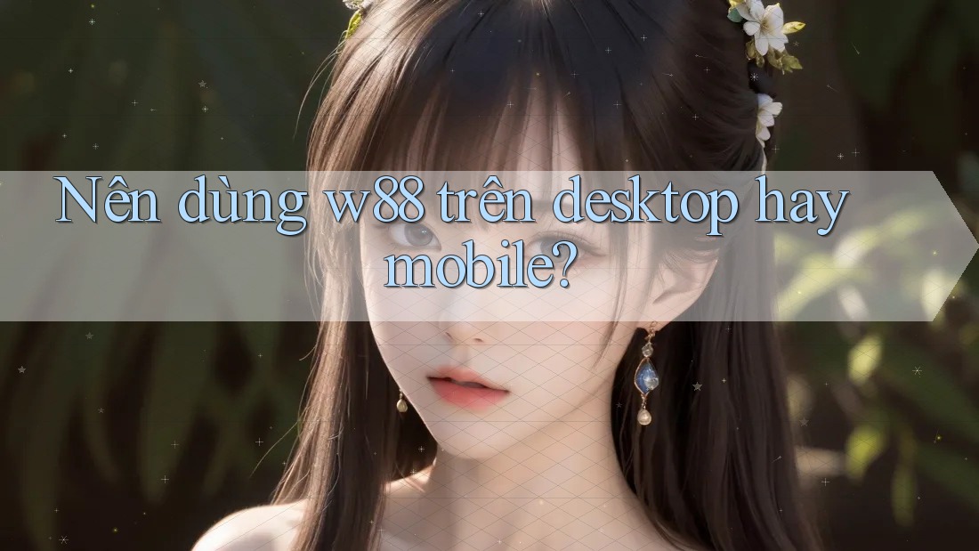 Nên dùng w88 trên desktop hay mobile? Nên dùng w88 trên desktop hay mobile?