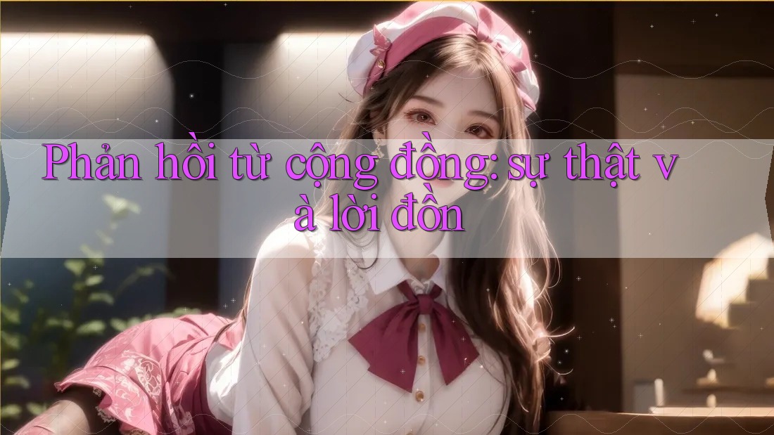 Phản hồi từ cộng đồng: sự thật và lời đồn