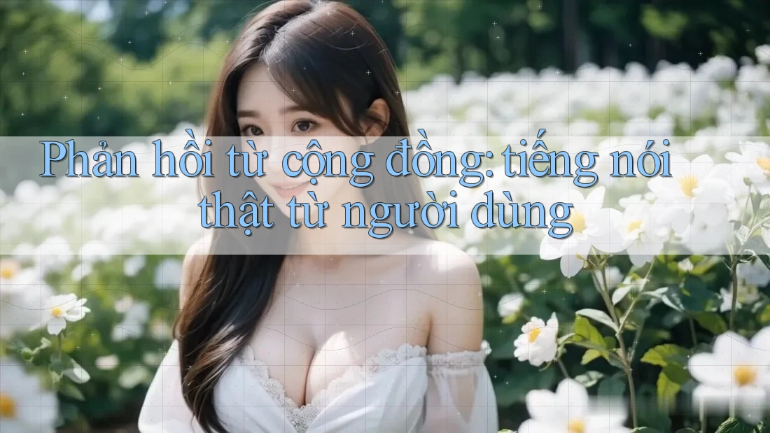 Phản hồi từ cộng đồng: tiếng nói thật từ người dùng Phản hồi từ cộng đồng: tiếng nói thật từ người dùng