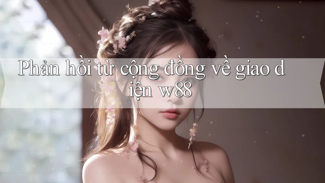 Phản hồi từ cộng đồng về giao diện w88 Phản hồi từ cộng đồng về giao diện w88