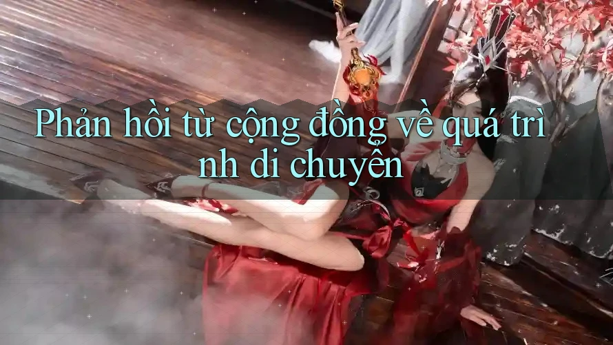 Phản hồi từ cộng đồng về quá trình di chuyển Phản hồi từ cộng đồng về quá trình di chuyển