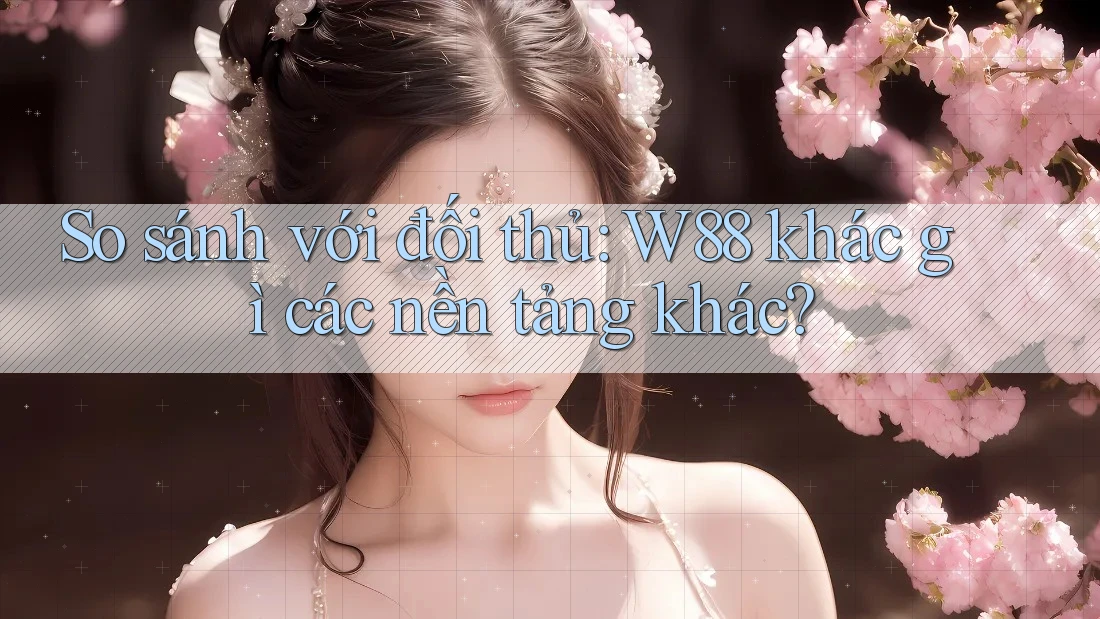 So sánh với đối thủ: W88 khác gì các nền tảng khác? So sánh với đối thủ: W88 khác gì các nền tảng khác?