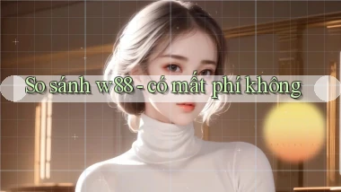 So sánh w88   có mất phí không