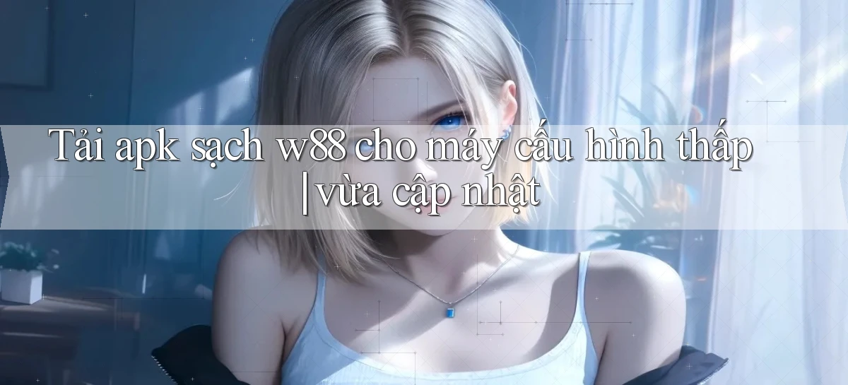 Tải apk sạch w88 cho máy cấu hình thấp vừa cập nhật