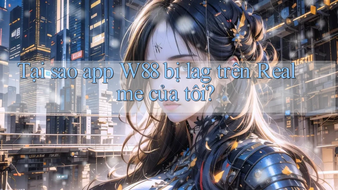 Tại sao app W88 bị lag trên Realme của tôi?