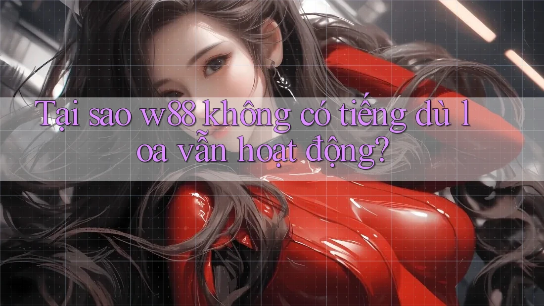 Tại sao w88 không có tiếng dù loa vẫn hoạt động? Tại sao w88 không có tiếng dù loa vẫn hoạt động?
