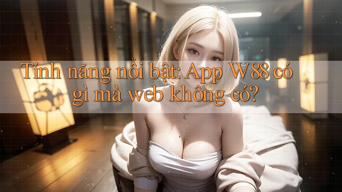 Tính năng nổi bật: App W88 có gì mà web không có? Tính năng nổi bật: App W88 có gì mà web không có?