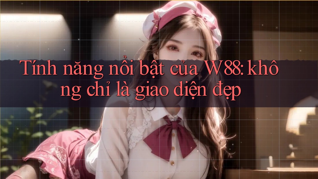 Tính năng nổi bật của W88: không chỉ là giao diện đẹp