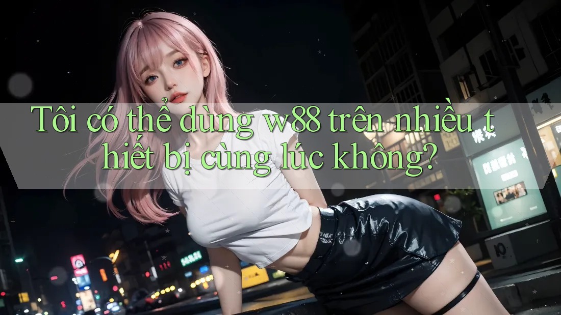 Tôi có thể dùng w88 trên nhiều thiết bị cùng lúc không?