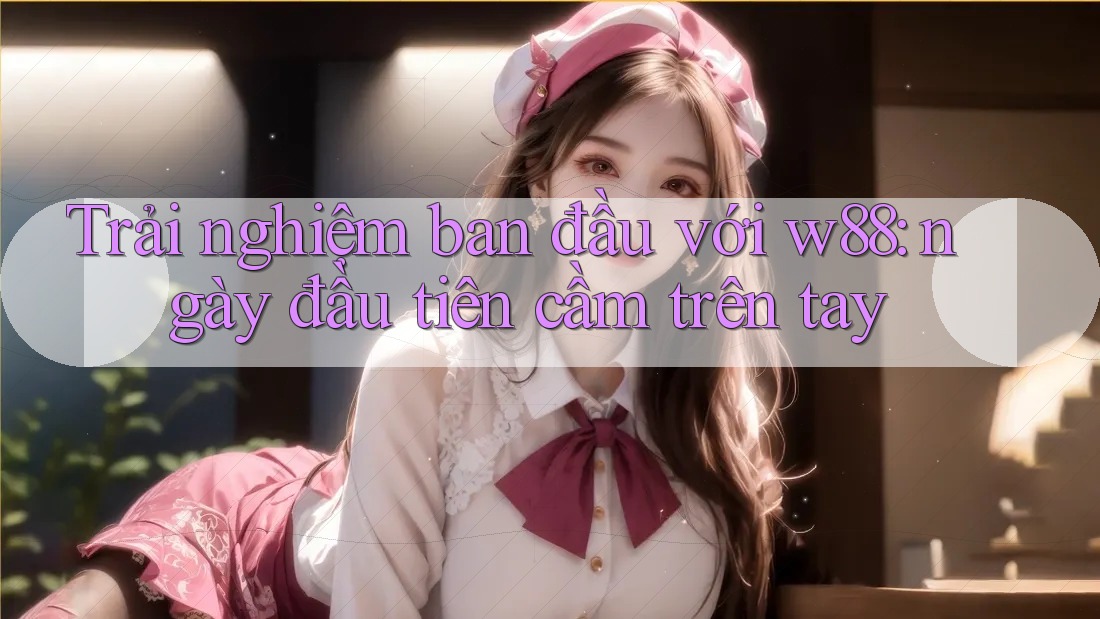 Trải nghiệm ban đầu với w88: ngày đầu tiên cầm trên tay