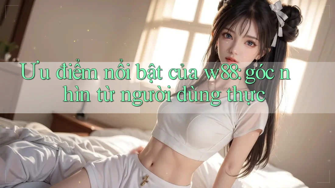 Ưu điểm nổi bật của w88: góc nhìn từ người dùng thực