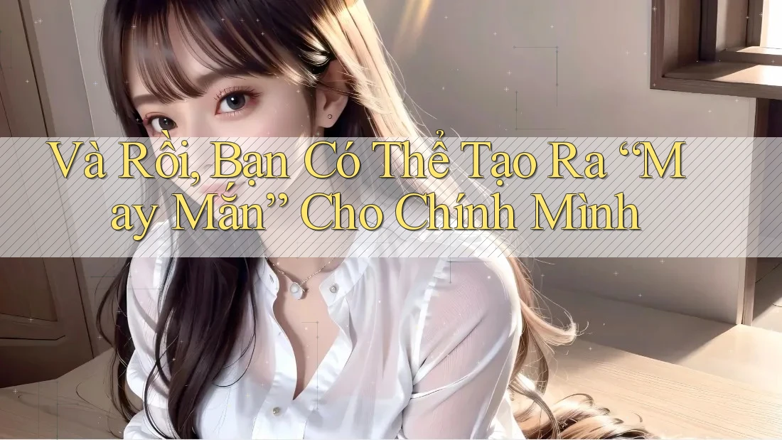 Và Rồi, Bạn Có Thể Tạo Ra “May Mắn” Cho Chính Mình